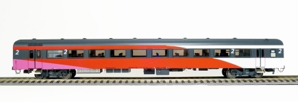 Exact-Train EX11146 - H0 - Endwagen ICRm Fyra 1 Amsterdam-Brüssel, NS, Ep. VI